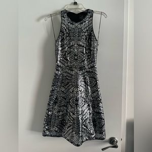 Adrianna Papell sparkly dress, size 2, only worn once!